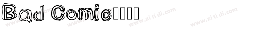 Bad Comic字体转换